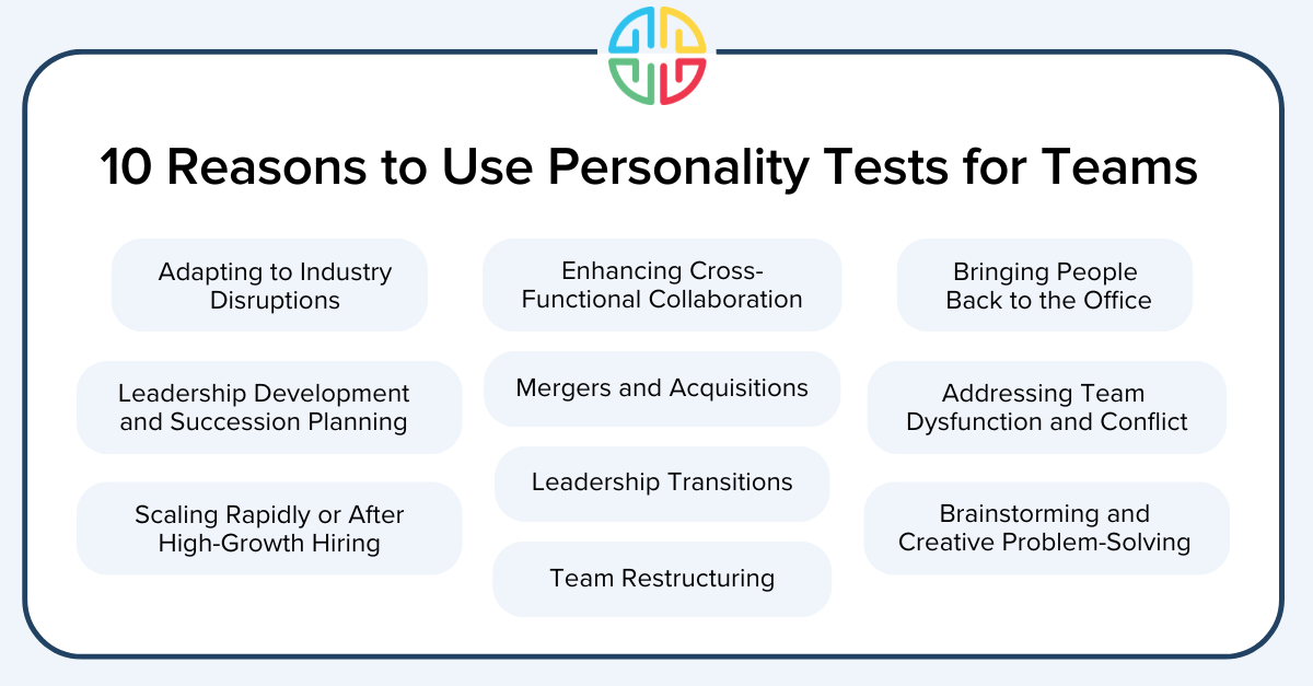 10 Reasons to Use Personality Tests for Teams