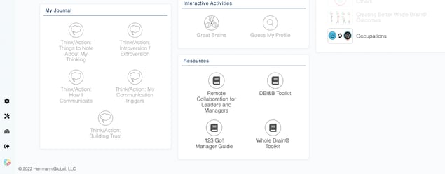 Thinker Portal Settings
