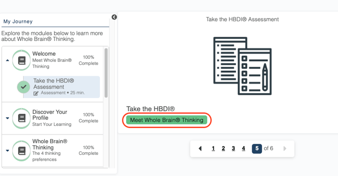 Thinker Portal_Take the HBDI Assessment