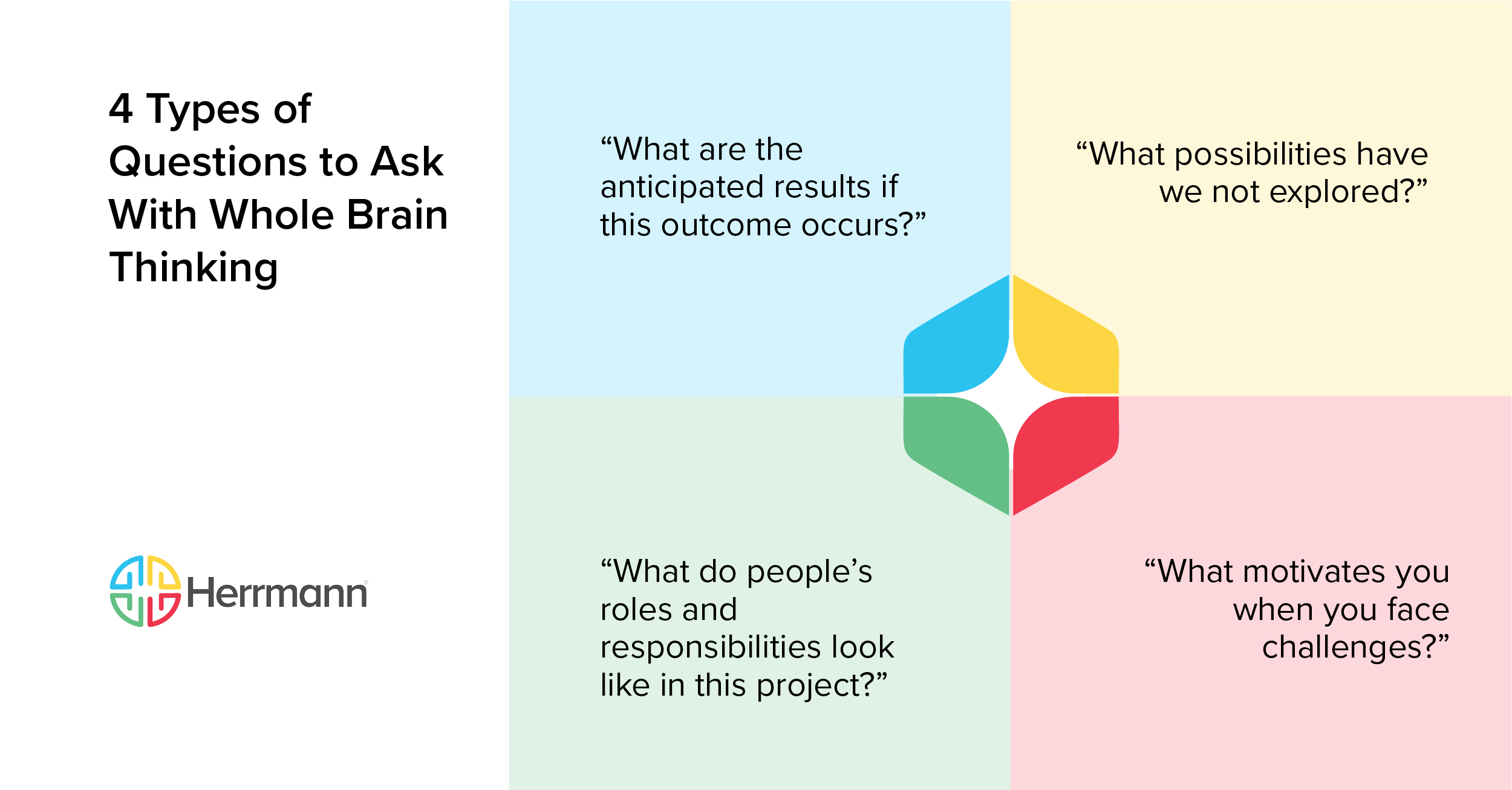 4 Types of  Questions to Ask With Whole Brain Thinking