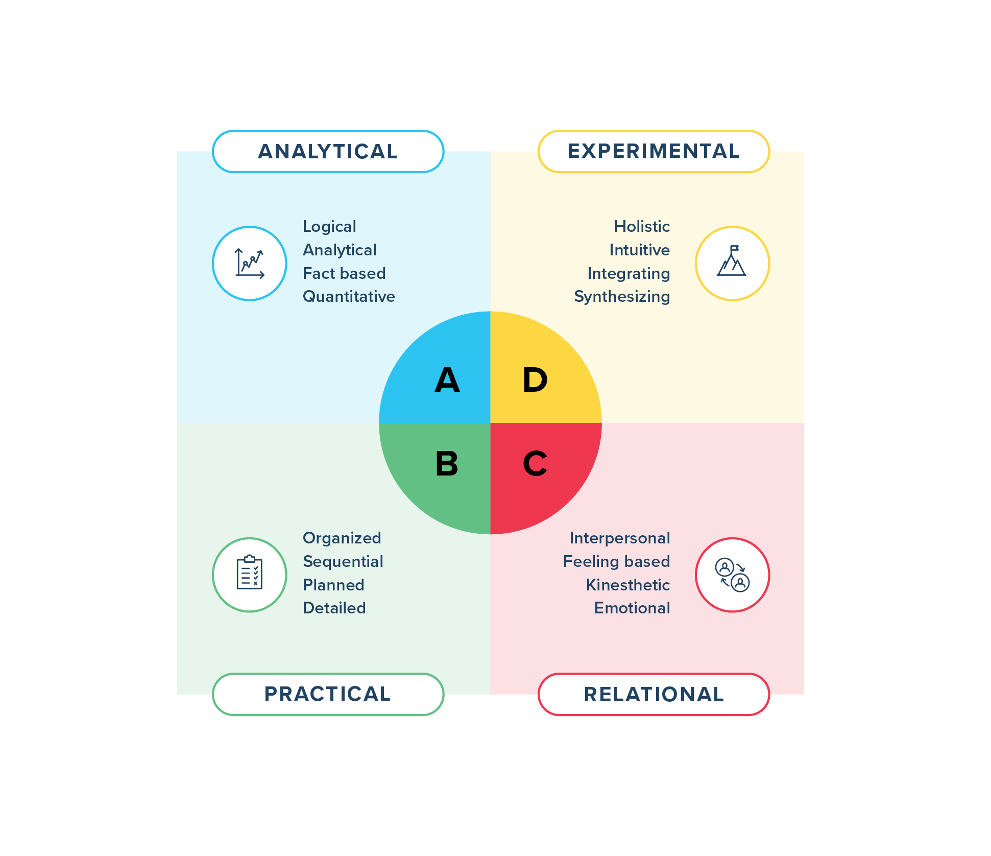 4 brain quadrants
