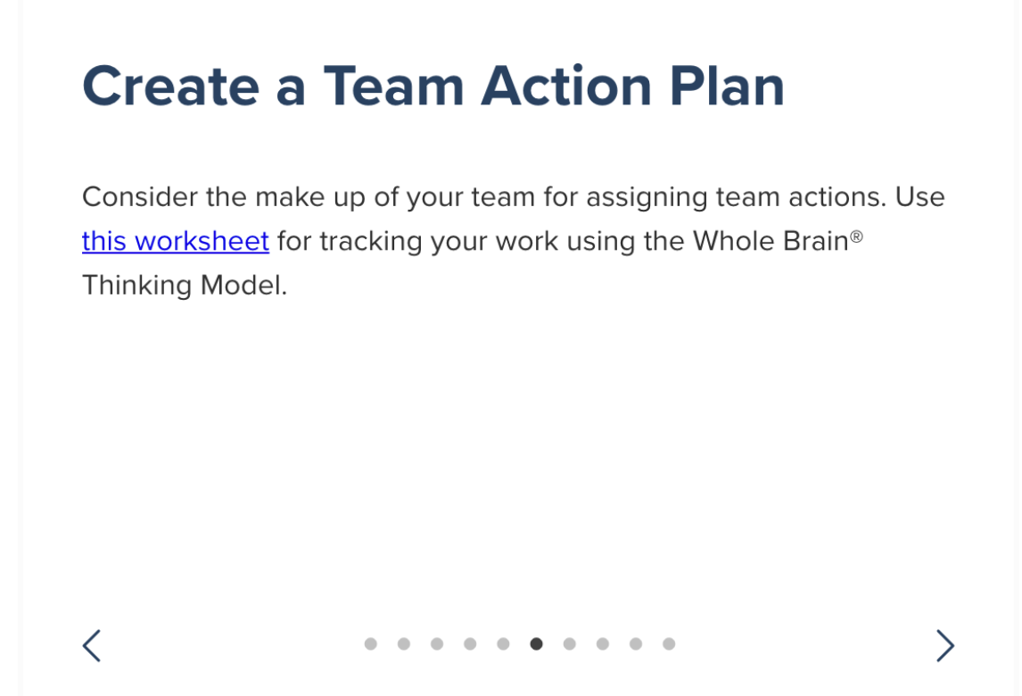 Microsoft Teams - Stop & Think - Create a Team Action Plan