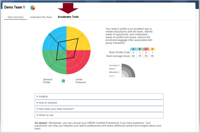 Teams Tile Accelerator Tools option
