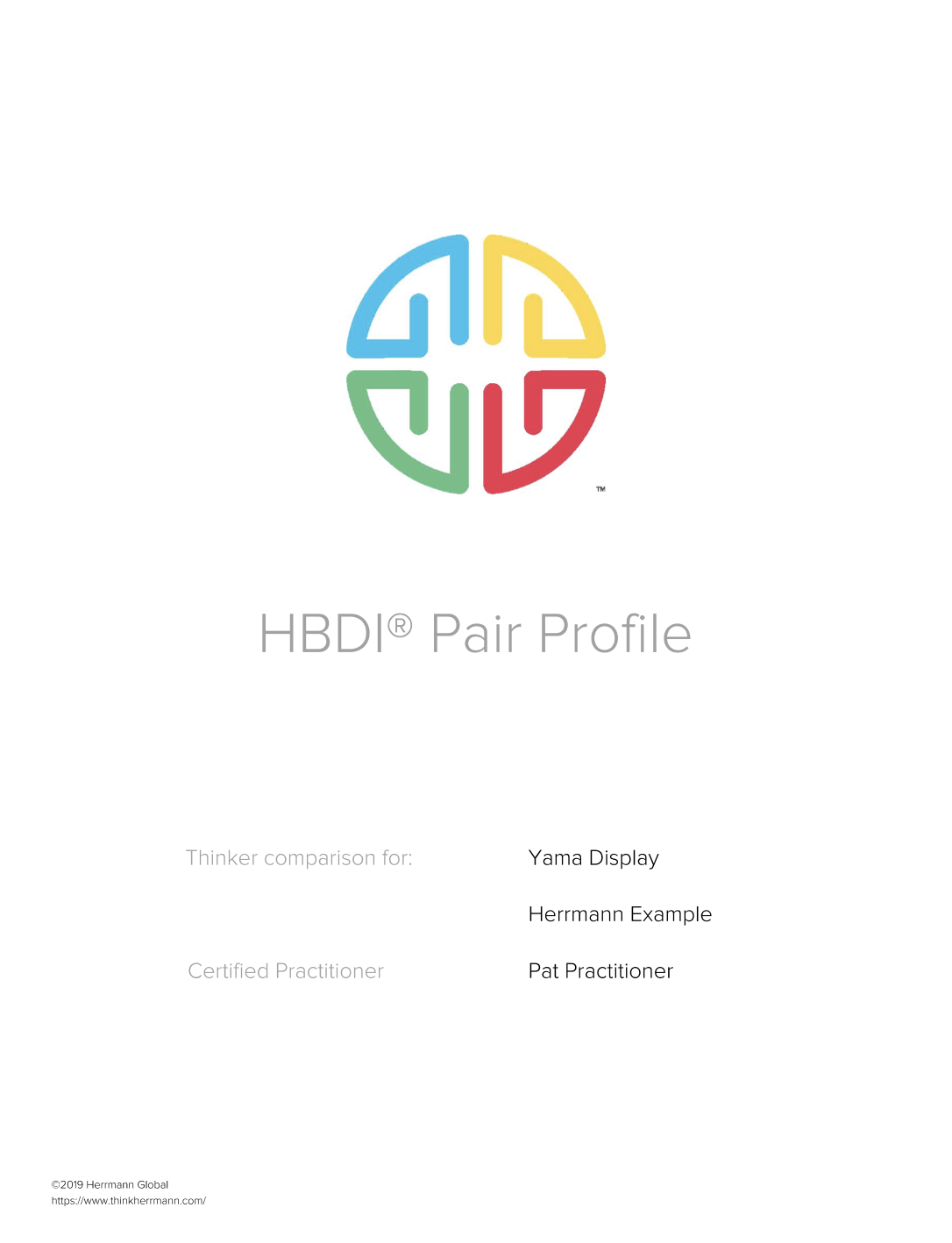 Pair Sample Report 1 Different