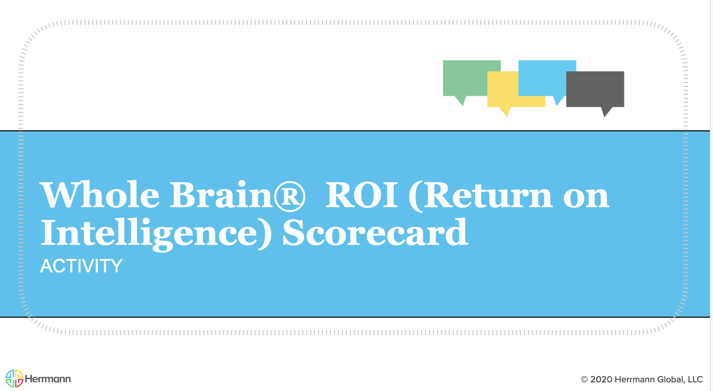 ROI Scorecard