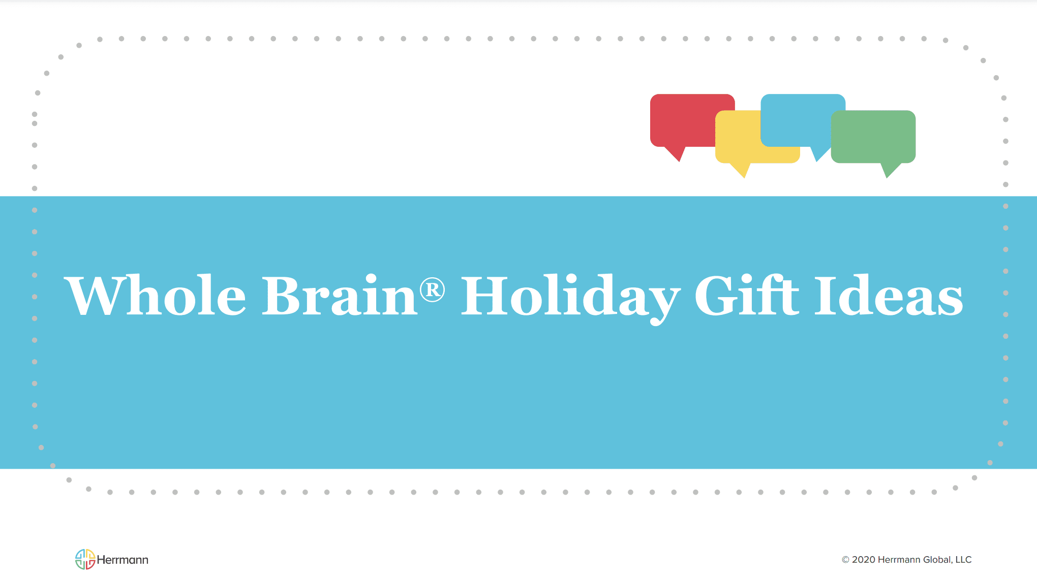 Whole Brain Holiday Gift Ideas